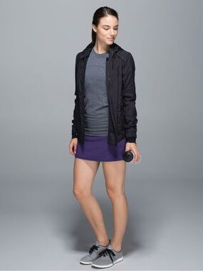 Lululemon Pace Setter Skirt *4-way Stretch Going Grape / Hyper Stripe Size 2 Reg